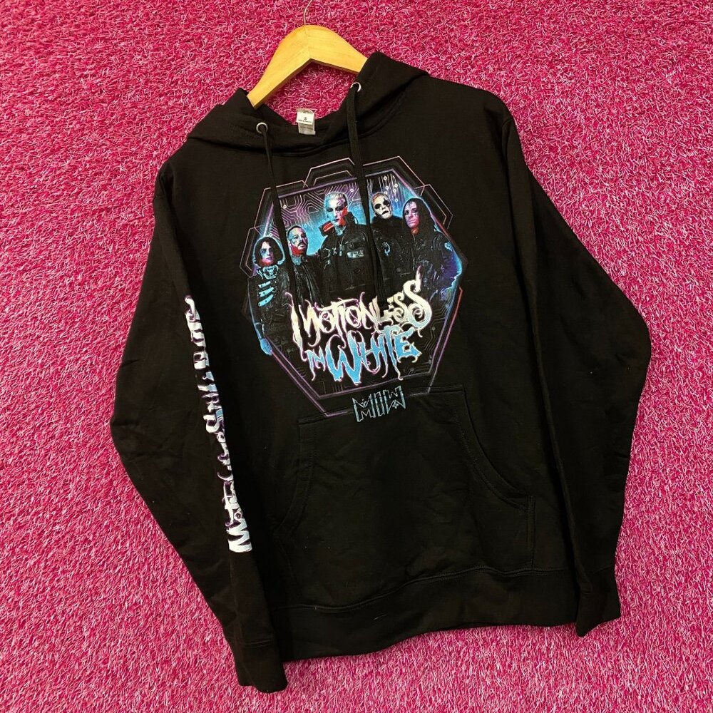 Motionless in white trinity of terror tour 2022 hoodie size Small - Picture 3 of 4